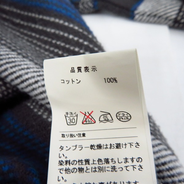 実際に弊社で買取させて頂いたDESCENDANT/ディセンダント 16AW フード シャツパーカー 162ds-shm04/1の画像 4枚目