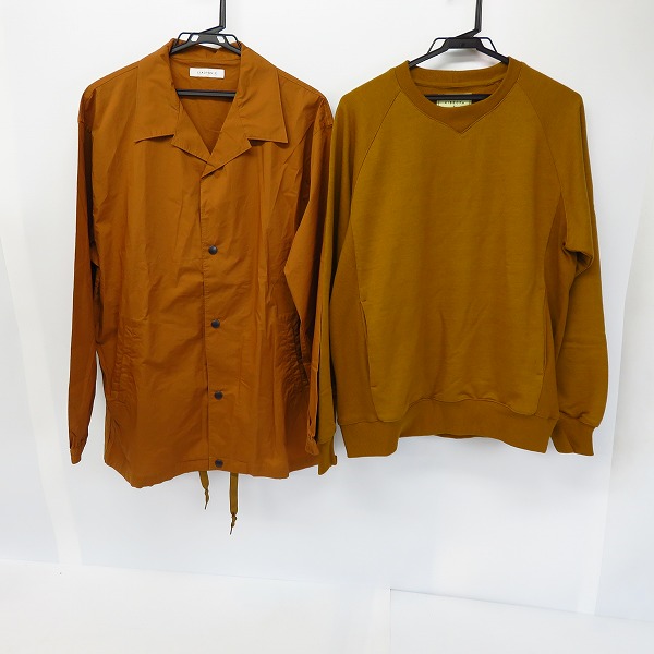 実際に弊社で買取させて頂いたCIAOPANIC/チャオパニック HIBECK/ハイベック スナップボタンシャツジャケット/ポケット付スウェット 2点セット