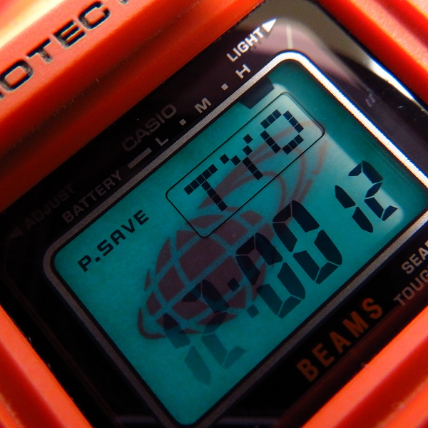 実際に弊社で買取させて頂いたG-SHOCK×BEAMS/Gショック×ビームス コラボ 別注 スピードモデル/タフソーラー G-5500BEの画像 4枚目