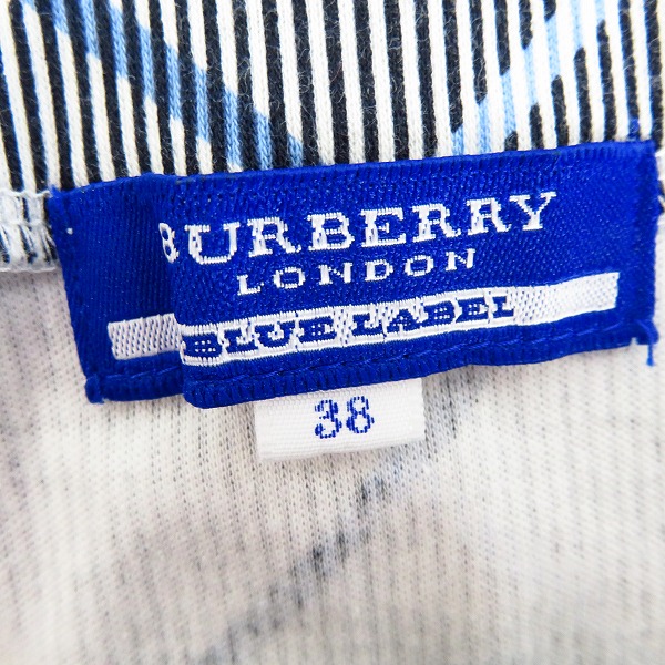 実際に弊社で買取させて頂いたBURBERRY LONDON BLUE LABEL/バーバリーロンドン ブルーレーベル チェック柄シャツ/38の画像 2枚目