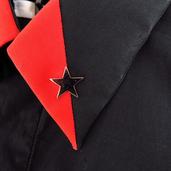 実際に弊社で買取させて頂いたGIVENCHY/ジバンシー 襟スター 切り替え シャツ　15S 6008 306/37の画像 5枚目