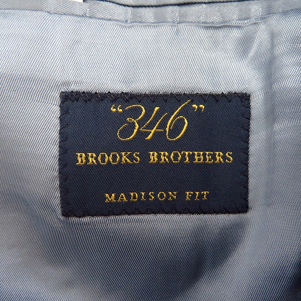 実際に弊社で買取させて頂いたBrooks Brothers 346/ブルックスブラザーズ346 Madison Fit テーラードジャケット/38Sの画像 3枚目