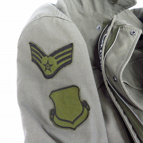 実際に弊社で買取させて頂いたuniform experiment/ユニフォームエクスペリメント 16SS ミリタリージャケット ワッペン/4の画像 7枚目