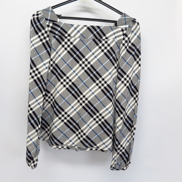 実際に弊社で買取させて頂いたBURBERRY LONDON BLUE LABEL/バーバリーロンドン ブルーレーベル チェック柄シャツ/38の画像 1枚目