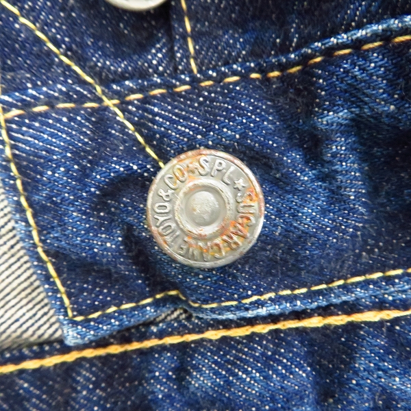 実際に弊社で買取させて頂いた【未使用】SUGAR CANE/シュガーケーン ロンスターデニムパンツ/30の画像 5枚目