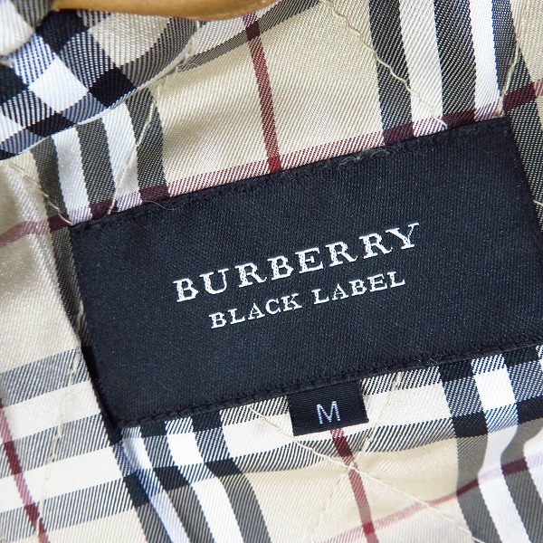 実際に弊社で買取させて頂いたBURBERRY BLACK LABEL/バーバリー ブラックレーベル レザーファーコート BMP28-533-43 Mの画像 2枚目