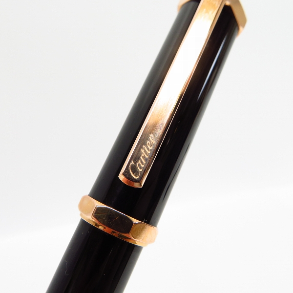 実際に弊社で買取させて頂いた【ギャラ付】Cartier/カルティエ サントス デュモン コンポジット ツイスト式ボールペン ピンクゴールド  CROP000049の画像 2枚目