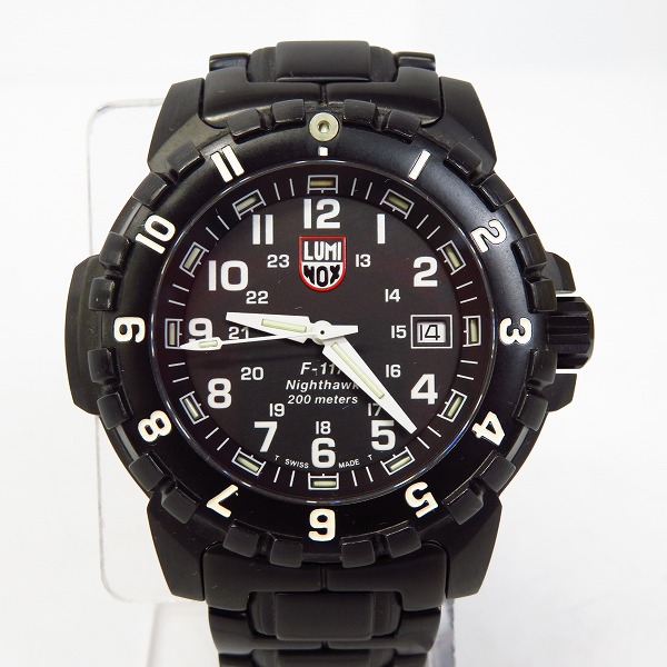 実際に弊社で買取させて頂いたLUMINOX/ルミノックス F-117 ナイトホーク 腕時計 6400-200【動作未確認】