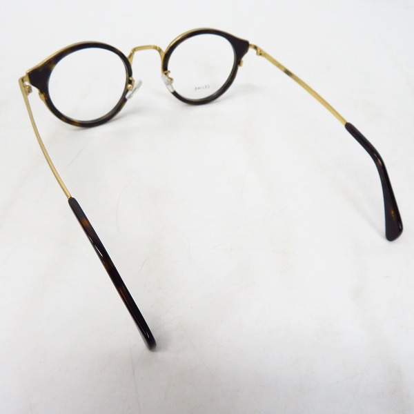 実際に弊社で買取させて頂いたCELINE/セリーヌ 眼鏡/メガネフレーム ブラウンデミ×ゴールド CL-50001U/Col.052の画像 1枚目