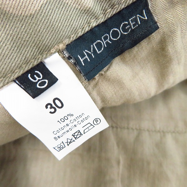 実際に弊社で買取させて頂いたHYDROGEN/ハイドロゲン カモフラ/迷彩柄 コットンハーフパンツ Size：30の画像 4枚目