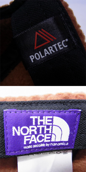 実際に弊社で買取させて頂いたTHE NORTH FACE PURPLE LABEL/ノースフェイス パープルレーベル フリースキャップ NN8864N/Fの画像 6枚目