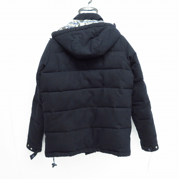 実際に弊社で買取させて頂いたciaopanic/チャオパニック フード付中綿ジャケット ネイビー Mの画像 1枚目