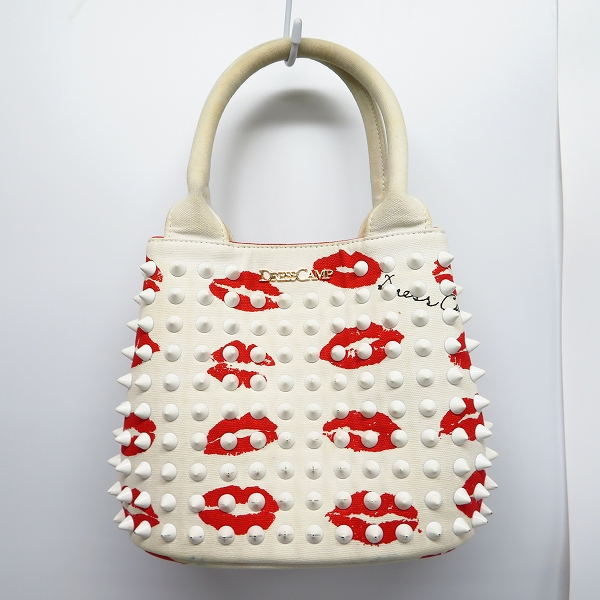 実際に弊社で買取させて頂いたdress camp/ドレスキャンプ リップ×スタッズ ハンドバッグ