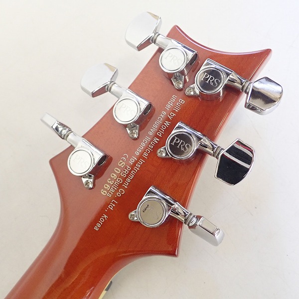 実際に弊社で買取させて頂いた★【美品】Paul Reed Smith /PRS/ポール・リード・スミス SE Custom 24 Spalted Maple エレキギター ケース付きの画像 2枚目