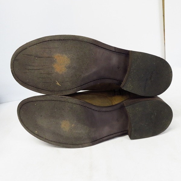 実際に弊社で買取させて頂いたDIET BUTCHER SLIM SKIN/ダイエットブッチャースリムスキン サイドジップ レザーブーツ/43の画像 2枚目