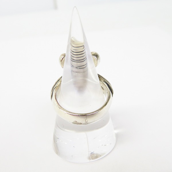 実際に弊社で買取させて頂いた【ギャラ付】CRAZY PIG/クレイジーピッグ チューダークロス リング 19号の画像 3枚目