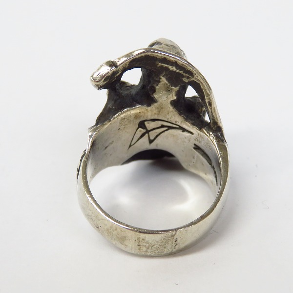 実際に弊社で買取させて頂いた【ギャラ付】CRAZY PIG/クレイジーピッグ ラージグリムリーパーリング 22-22.5号の画像 3枚目