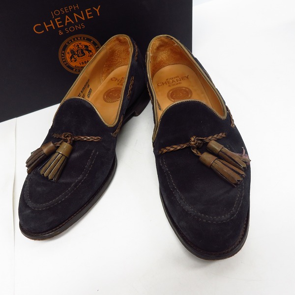 実際に弊社で買取させて頂いたJOSEPH CHEANEY/ジョセフチーニー タッセルローファー 5734/8.5