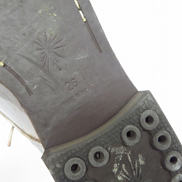 実際に弊社で買取させて頂いたMIHARAYASUHIRO/ミハラヤスヒロ エナメル レザー シューズ 26の画像 5枚目