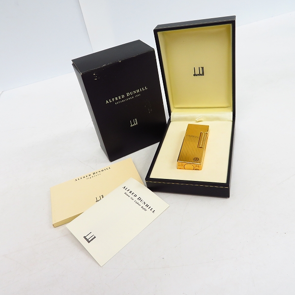 実際に弊社で買取させて頂いたdunhill/ダンヒル ローラーガスライター ゴールドの画像 6枚目