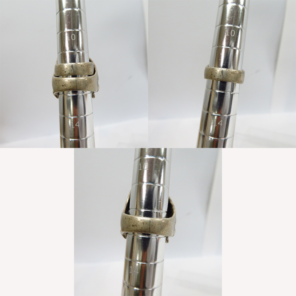 実際に弊社で買取させて頂いた【ギャラ付き】CRAZY PIG/クレイジーピッグ GALLOWS/ギャロウズ スカル リング/12号/13号の画像 7枚目