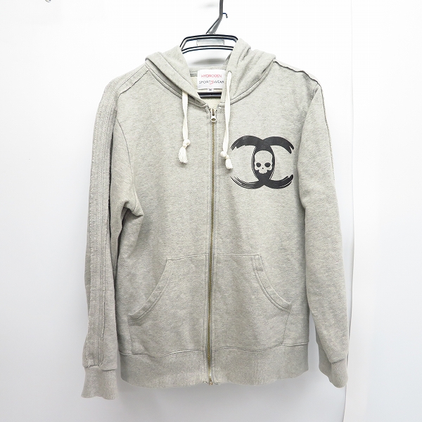実際に弊社で買取させて頂いたHYDROGEN SPORTS WEAR/ハイドロゲン スポーツウェア スカルプリント パーカー M