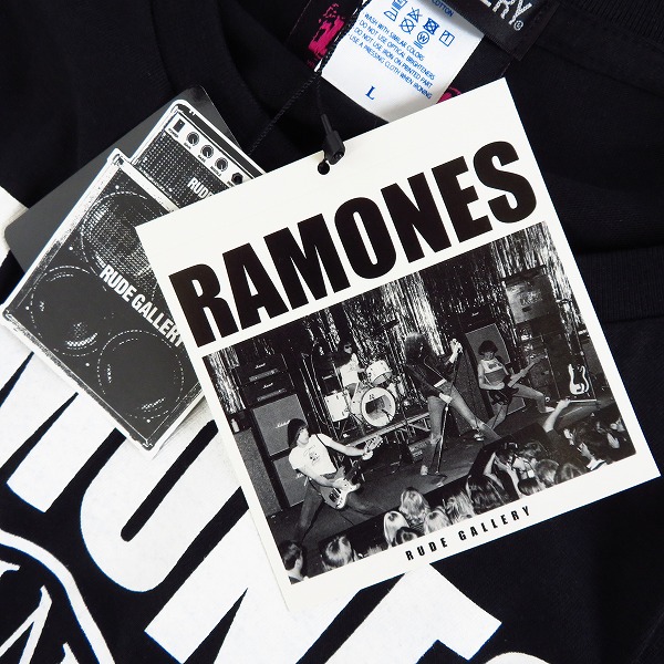 実際に弊社で買取させて頂いた【未使用】RUDE GALLERY/ルードギャラリー 半袖 Tシャツ/カットソー ブラック L/2点セットの画像 3枚目