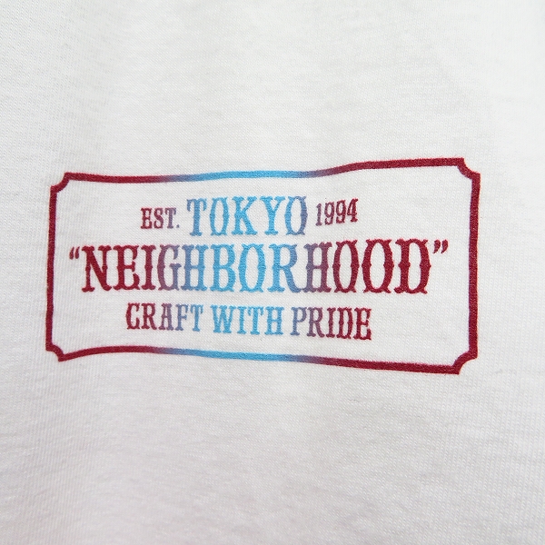 未使用】NEIGHBORHOOD/ネイバーフッド BAR & SHIELD-G / C-TEE.SS 