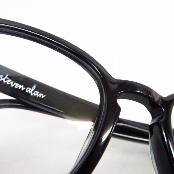 実際に弊社で買取させて頂いたSTEVEN ALAN/スティーブンアラン MONROE ウェリントン 眼鏡の画像 6枚目