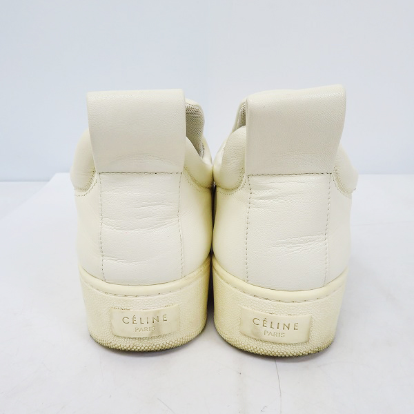 実際に弊社で買取させて頂いたCELINE/セリーヌ 2015 PULL ON SNEAKER/レザースニーカー/37 の画像 1枚目