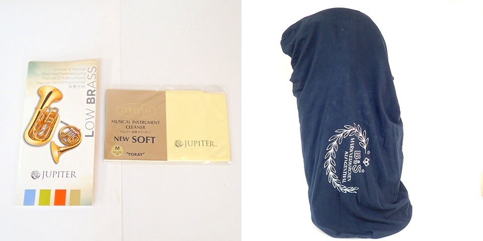 実際に弊社で買取させて頂いた★JUPITER/ジュピター JTU-1110/JTU1110 B♭ チューバ ピストン ラッカー仕上げ ケース付きの画像 7枚目