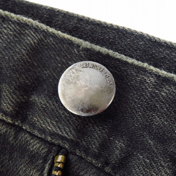 実際に弊社で買取させて頂いたDIET BUTCHER SLIM SKIN/ダイエットブッチャースリムスキン gasp 裾ジップパンツ/2の画像 6枚目