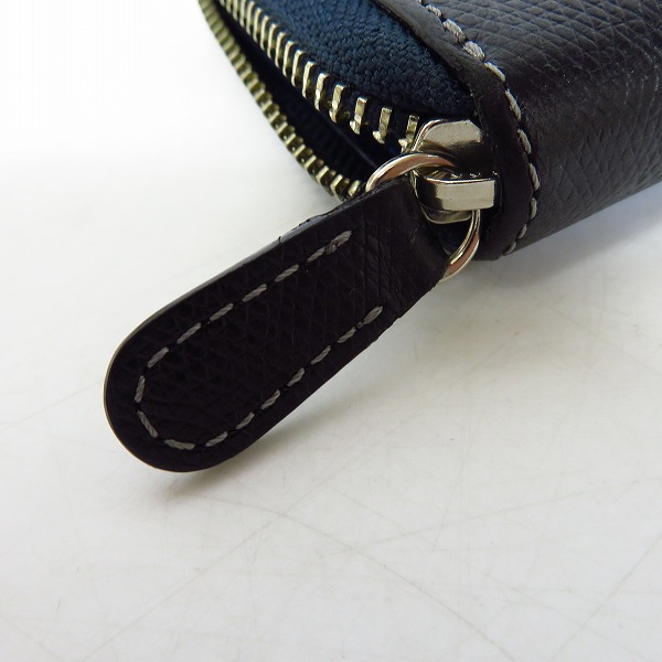 実際に弊社で買取させて頂いたMACKINTOSH PHILOSOPHYマッキントッシュ フィロソフィー ラウンドジップ長財布の画像 5枚目