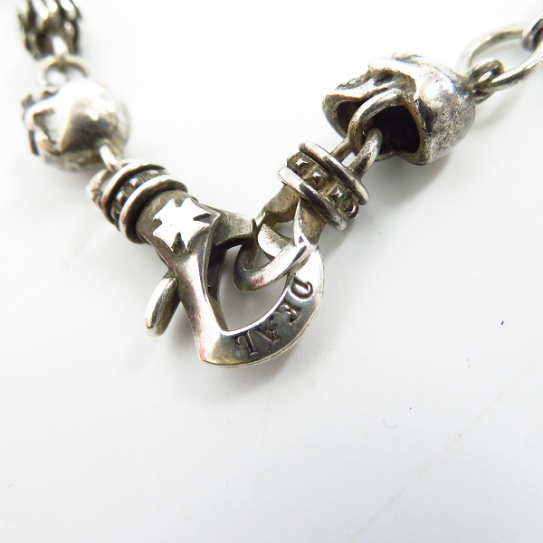 実際に弊社で買取させて頂いたDEAL DESIGN/ディールデザイン スカルズ＆ローゼス ブレスレットの画像 1枚目