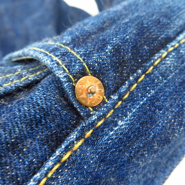 実際に弊社で買取させて頂いたSUGAR CANE/シュガーケーン ALOHA デニムパンツ/W36/L34の画像 7枚目