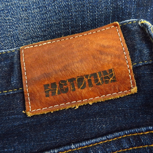 実際に弊社で買取させて頂いたFACTOTUM/ファクトタム 10AW 01043020 インディゴデニムパンツ/30の画像 2枚目