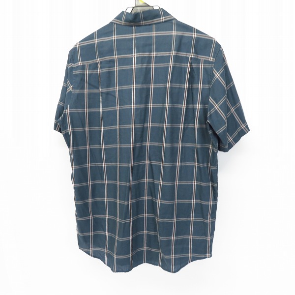 実際に弊社で買取させて頂いたEDIFICE/エディフィス チェック柄 半袖シャツ/Lの画像 1枚目