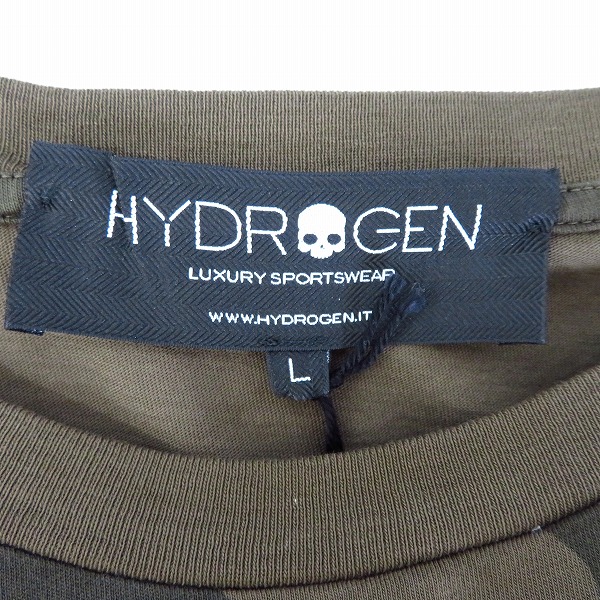 実際に弊社で買取させて頂いた【未使用】HYDROGEN/ハイドロゲン Tシャツ 長袖 カモフラ柄/L の画像 2枚目