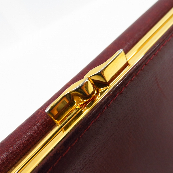 実際に弊社で買取させて頂いたCartier/カルティエ レザーウォレット/三つ折り財布の画像 7枚目
