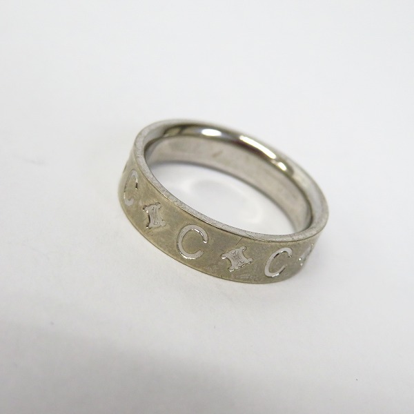 実際に弊社で買取させて頂いたCELINE/セリーヌ シルバーロゴリング 指輪 10号