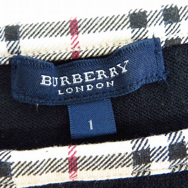 実際に弊社で買取させて頂いたBURBERRY LONDON/バーバリーロンドン カットソー/1 2点セットの画像 5枚目