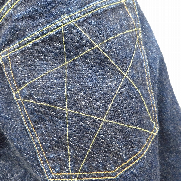 実際に弊社で買取させて頂いたSUGAR CANE/シュガーケーン STAR JEANS デニムパンツ/W38/L36の画像 2枚目