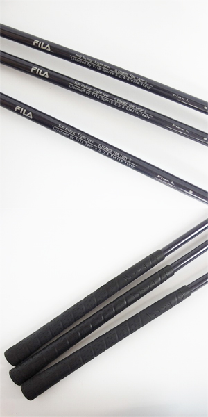 実際に弊社で買取させて頂いたFILA/フィラ PERUGIA レディースゴルフ 10本+PRGRパター 計11本セット キャディバッグ付きの画像 2枚目