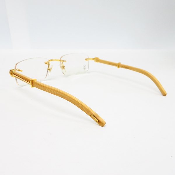 実際に弊社で買取させて頂いたCartier/カルティエ ヴィンテージ ツーポイント メガネフレームの画像 1枚目