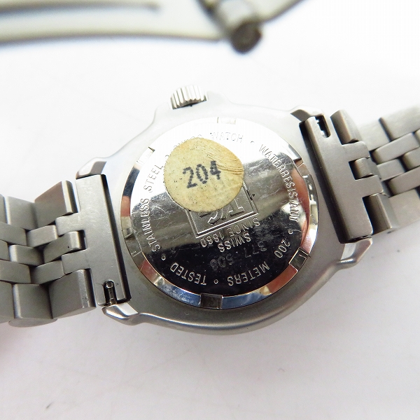 実際に弊社で買取させて頂いたTAG HEUER/タグホイヤー フォーミュラー1 プロフェッショナル 腕時計 377.508【動作未確認】の画像 3枚目