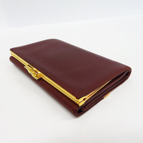 実際に弊社で買取させて頂いたCartier/カルティエ レザーウォレット/三つ折り財布の画像 2枚目