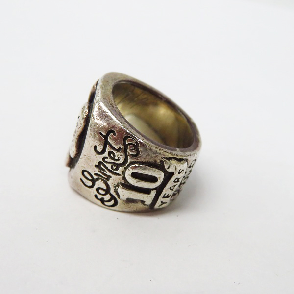 実際に弊社で買取させて頂いたBWL/ビルウォールレザー×MARK MAHONY/マーク・マホーニー 10YEARS クローバーリング 8号の画像 2枚目