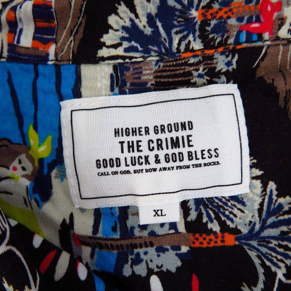実際に弊社で買取させて頂いたCRIMIE/クライミー アロハ柄 半袖 ボーリングシャツ/XLの画像 2枚目
