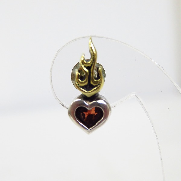 実際に弊社で買取させて頂いたLEATHERS AND TREASURES/レザーズ&トレジャーズ セイクリードハートスタッド ピアスの画像 1枚目