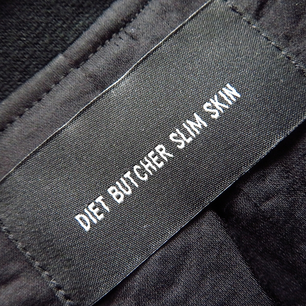 実際に弊社で買取させて頂いたDIET BUTCHER SLIM SKIN/ダイエットブッチャースリムスキン 10SS 斜めジップジャケット/1の画像 2枚目